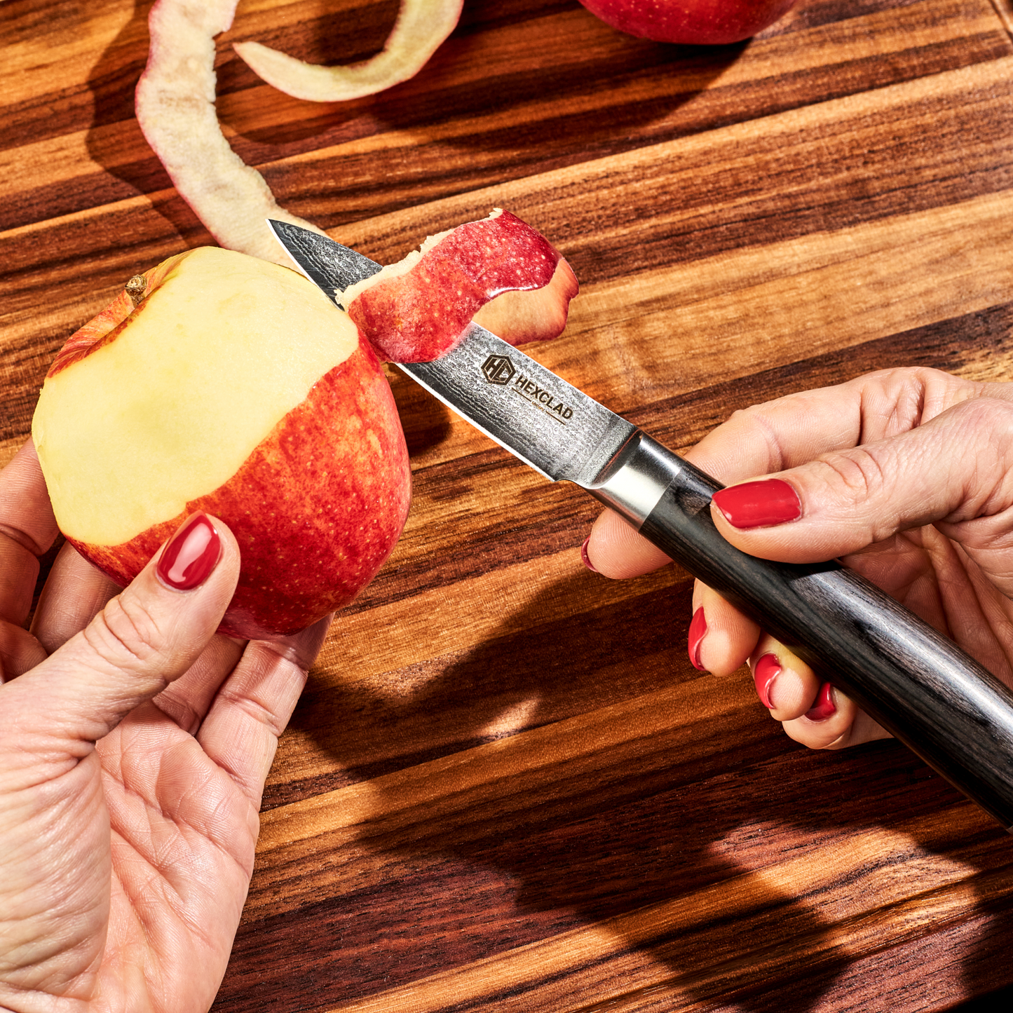 Damascus Steel Knife Set, 6-pc (Espresso)